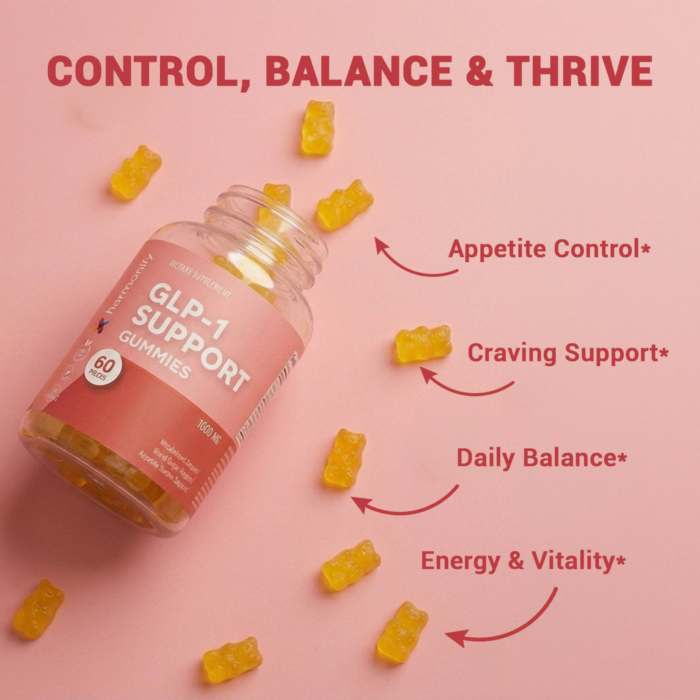 how to get glp-1 gummies without insurance HARMONIFY GLP-1 Support Gummies 1000mg – Metabolism & Appetite Support