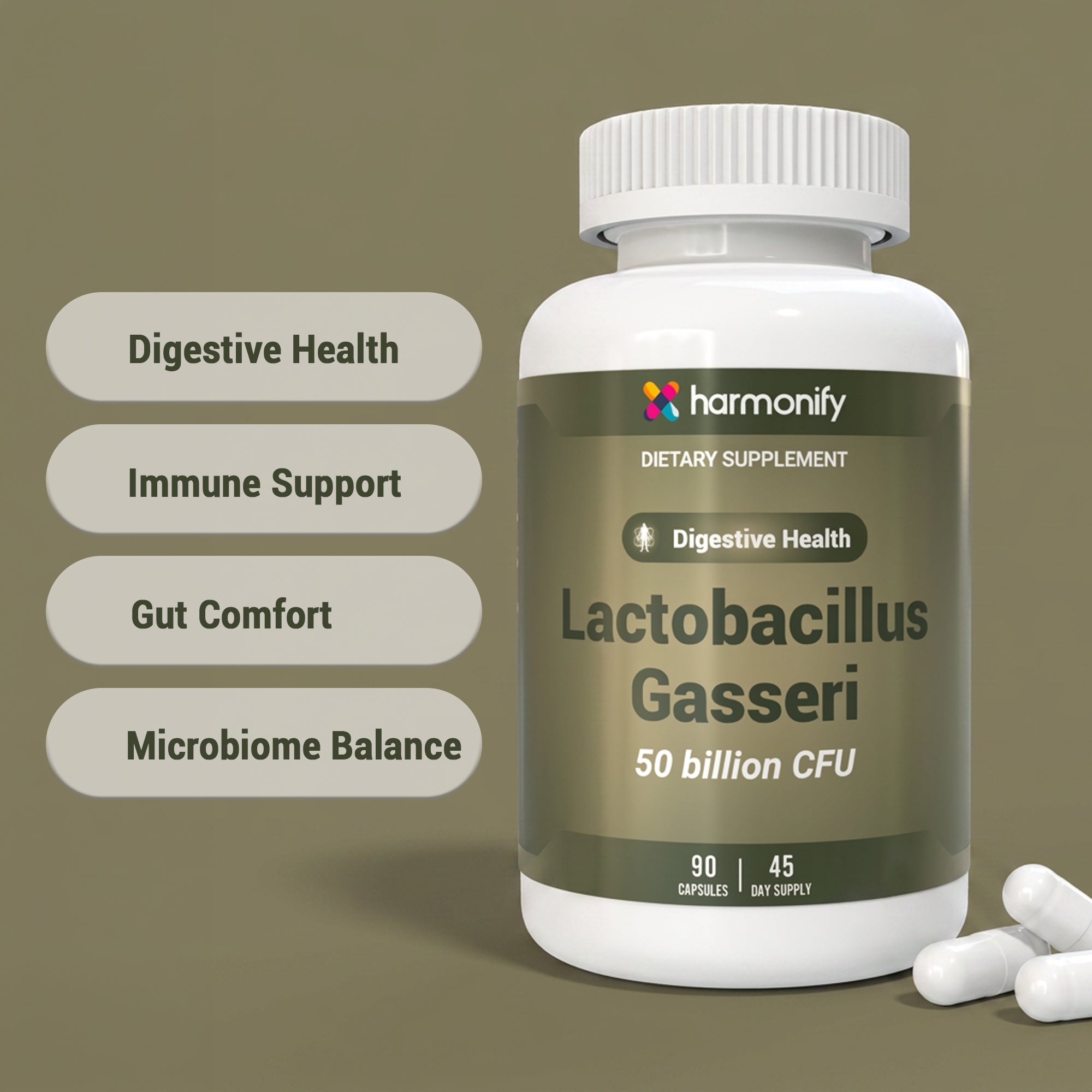 Harmonify Lactobacillus Gasseri 90 Capsules