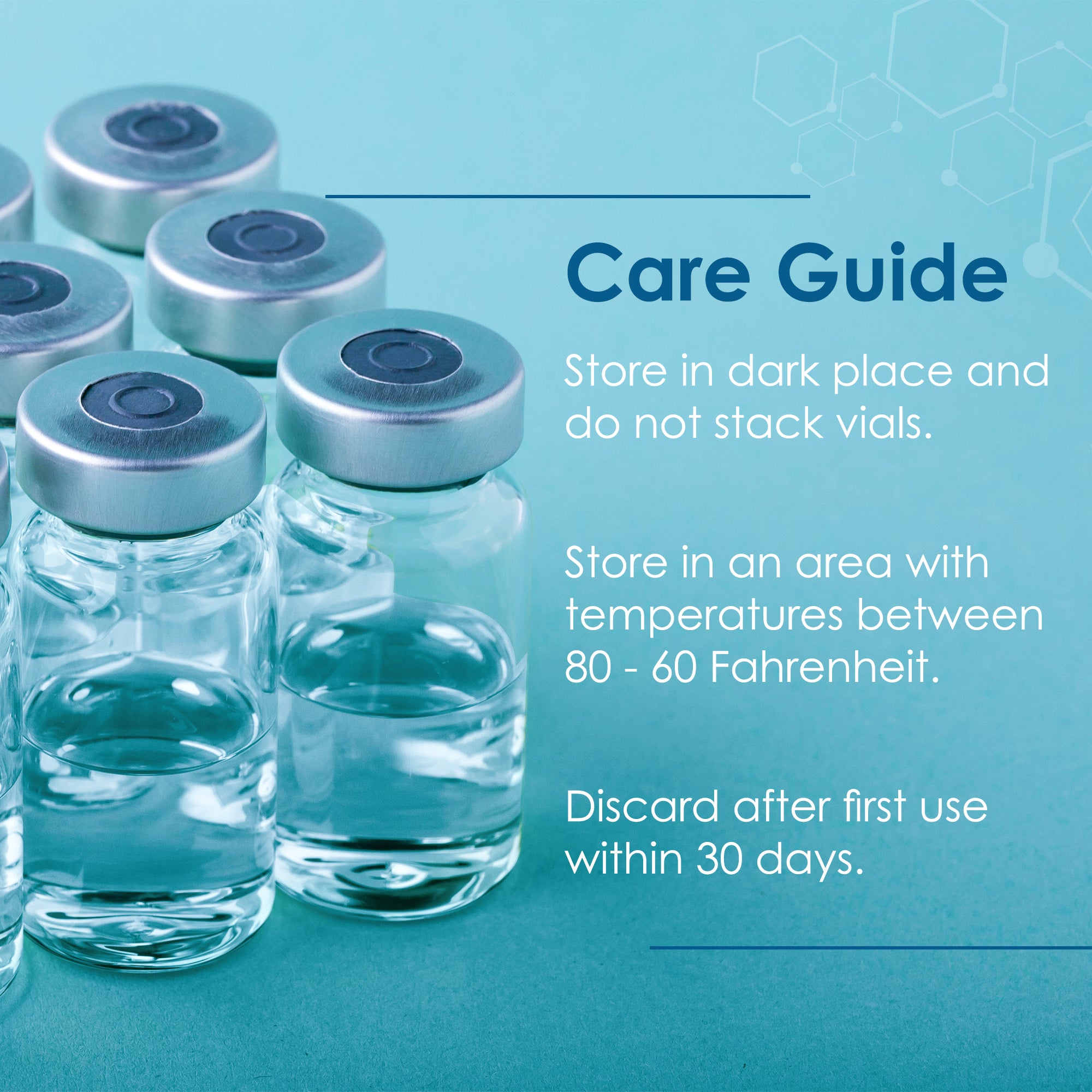 HARMONIFY Reconstitution Solution – 2 Pack 30 mL Premium Glass Vials