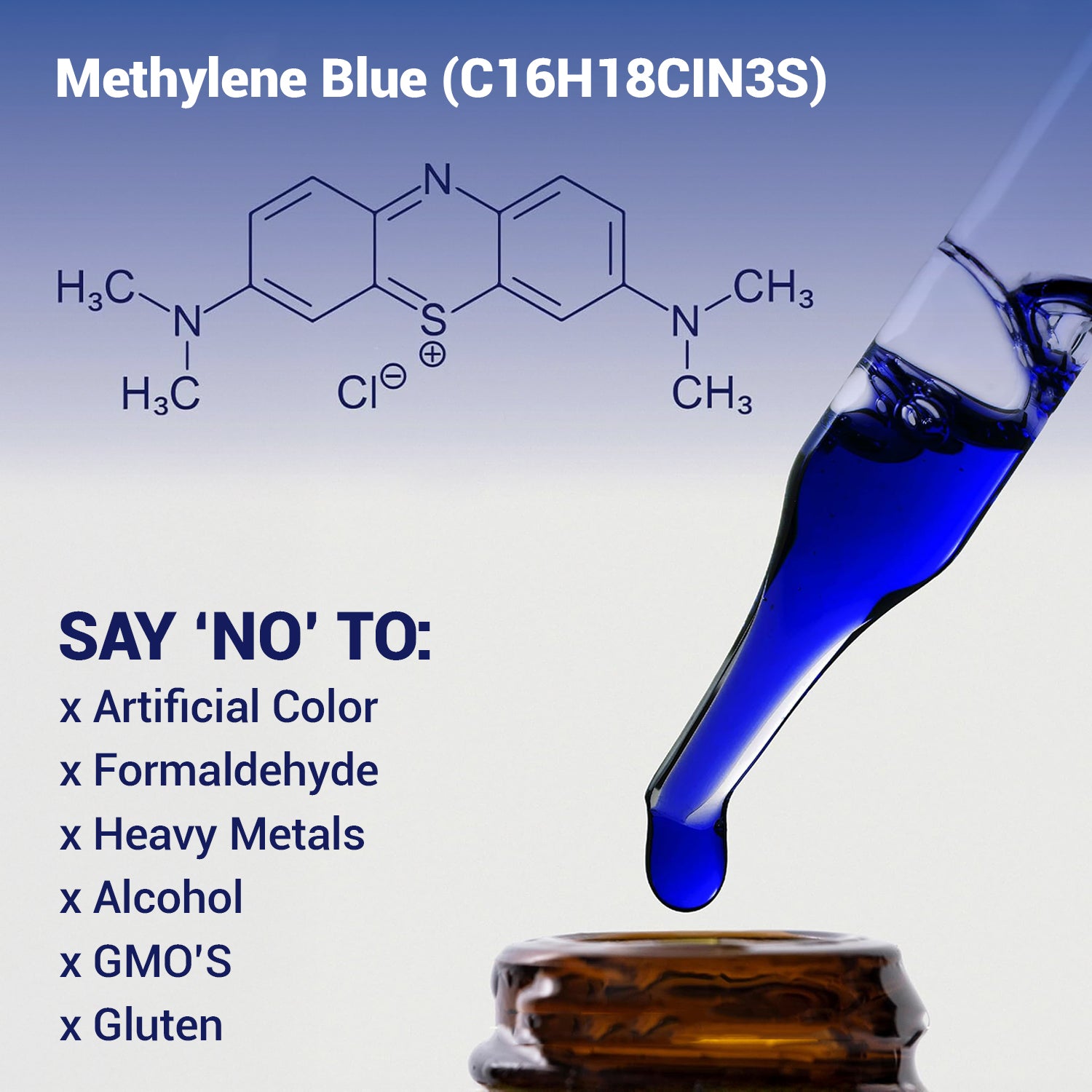 HARMONIFY Methylene Blue 60 ML (2 FL OZ) – Pharmaceutical Grade, 2% USP, Injection-Grade Solution