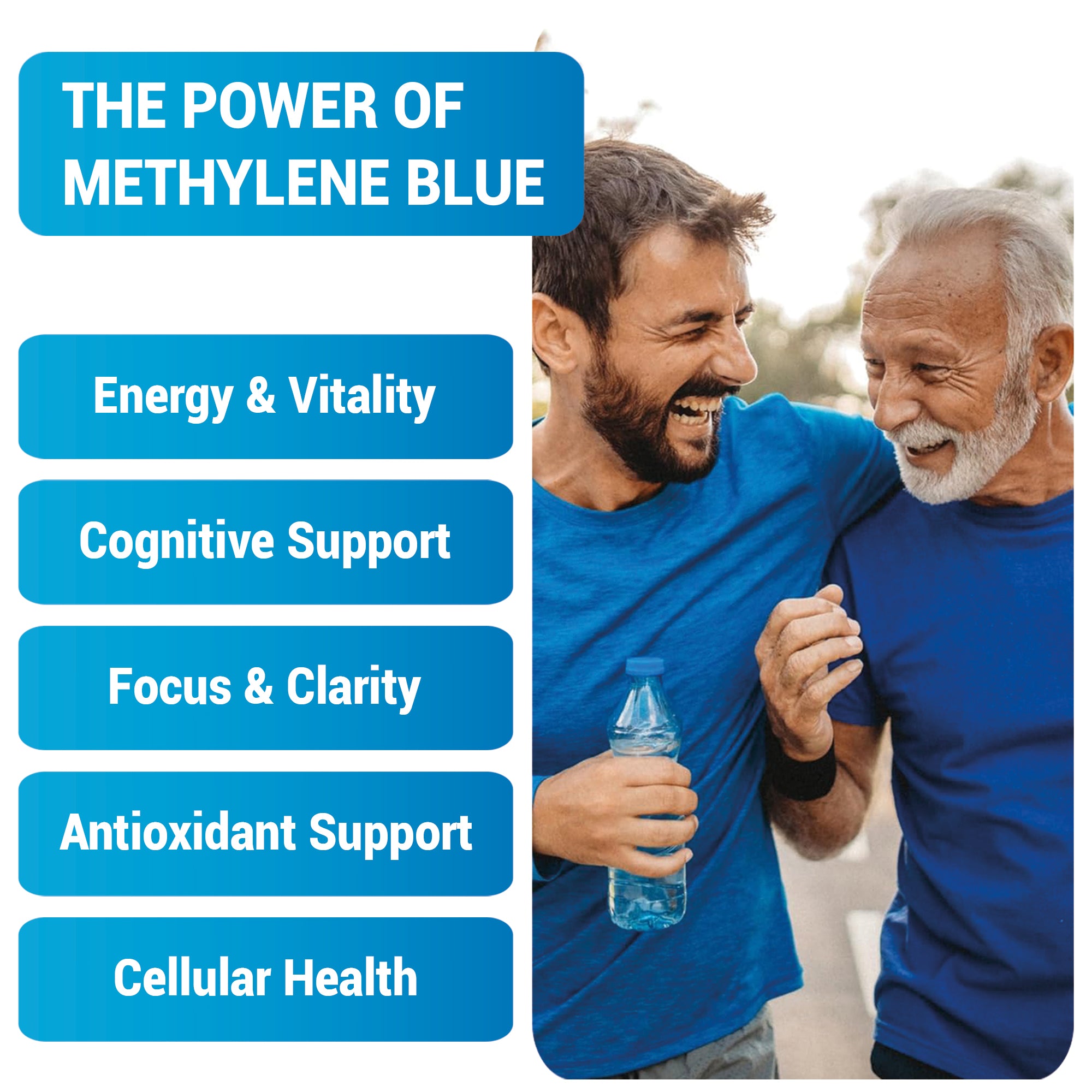 Methylene Blue Gummies 1000 mg – USP Grade  | Brain & Mitochondrial Support | 60 Days Supply