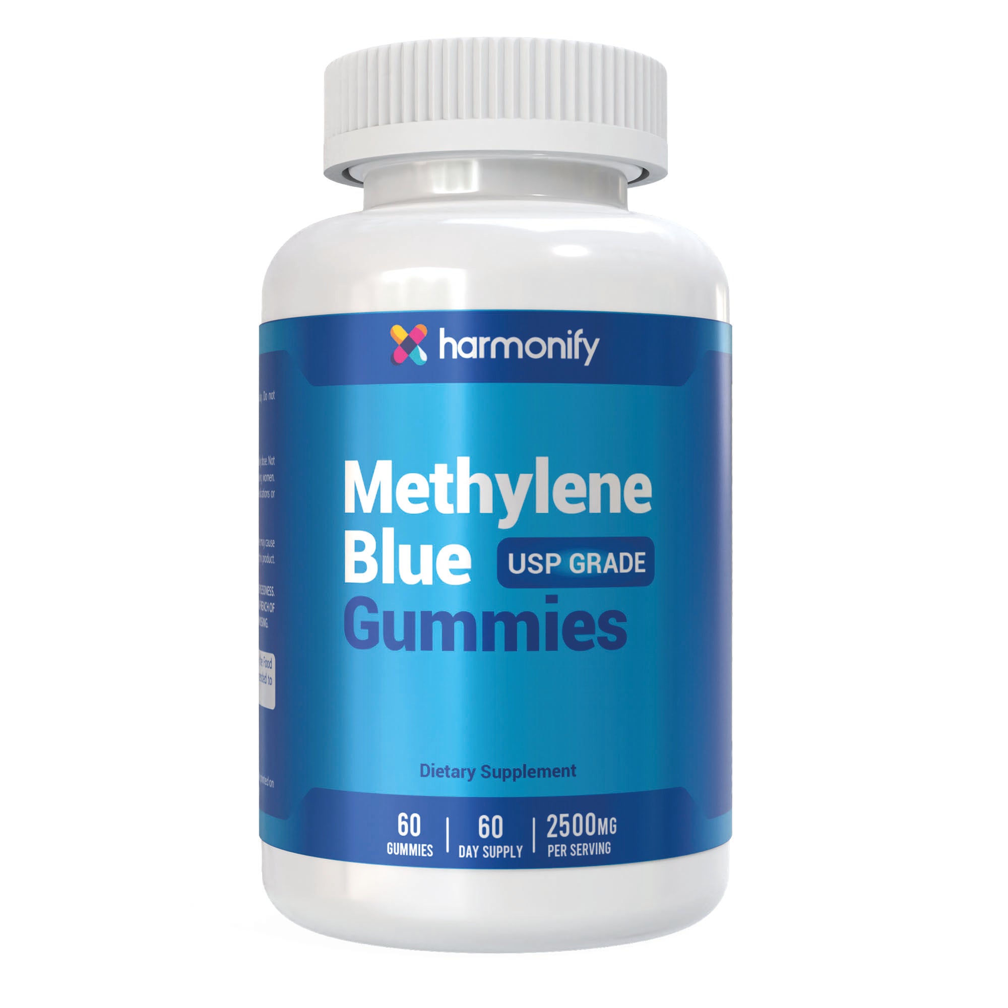 Methylene Blue Gummies 2500mg – High Purity Formula | 60 Gummies