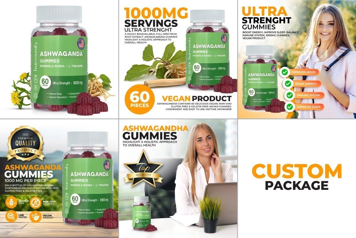 HARMONIFY Ashwagandha & KSM - 66 Gummies with Mixed Rosea and L Theanine, 1000 mg - HARMONIFY - HARMONIFY Ashwagandha & KSM - 66 Gummies with Mixed Rosea and L Theanine, 1000 mg - HARMONIFY - HARMONIFY Ashwagandha & KSM - 66 Gummies with Mixed Rosea and L Theanine, 1000 mg - HARMONIFY - Ashwagandha Gummy Mixed Rosea, Stress Management KSM - 66 with L Theanine, Vegan Plant Based, Non - GMO, Relax and Restore 1000 mg - HARMONIFY - Ashwagandha Gummy Mixed Rosea, Stress Management KSM - 66 with L Th